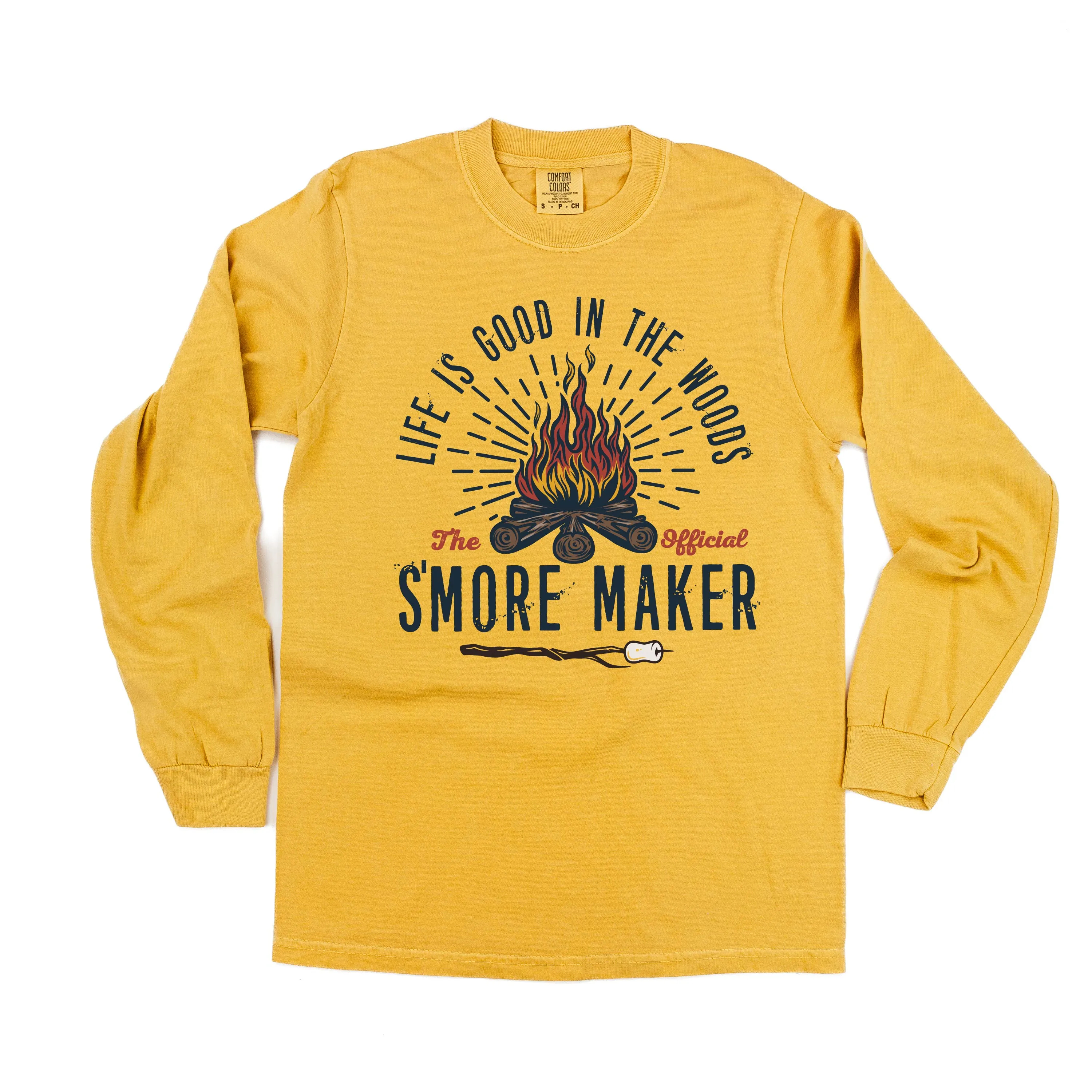 S'Mores Maker - LONG SLEEVE COMFORT COLORS TEE